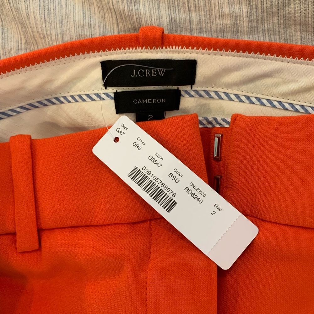 Brand new never worn jcrew Cameron pants